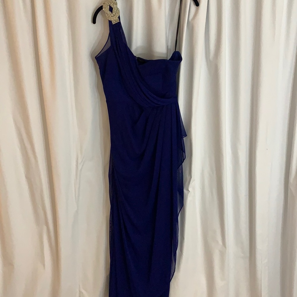 Royal blue formal dress size 14 - worn once!